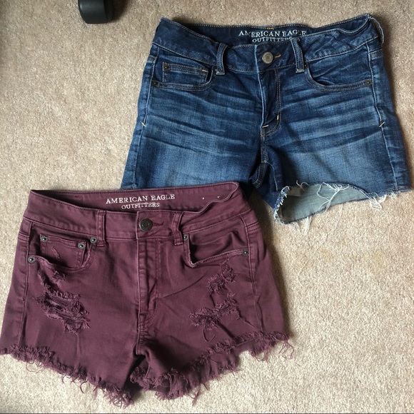 8 AMERICAN EAGLE SUPER STRETCH HIGH WAIST SHORTS BUNDLE 👖 - Picture 4 of 6